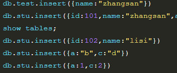 MongoDB对象操作-MySQL学习笔记