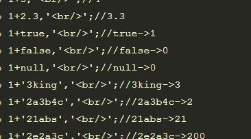 PHP中的数据类型转换-MySQL学习笔记